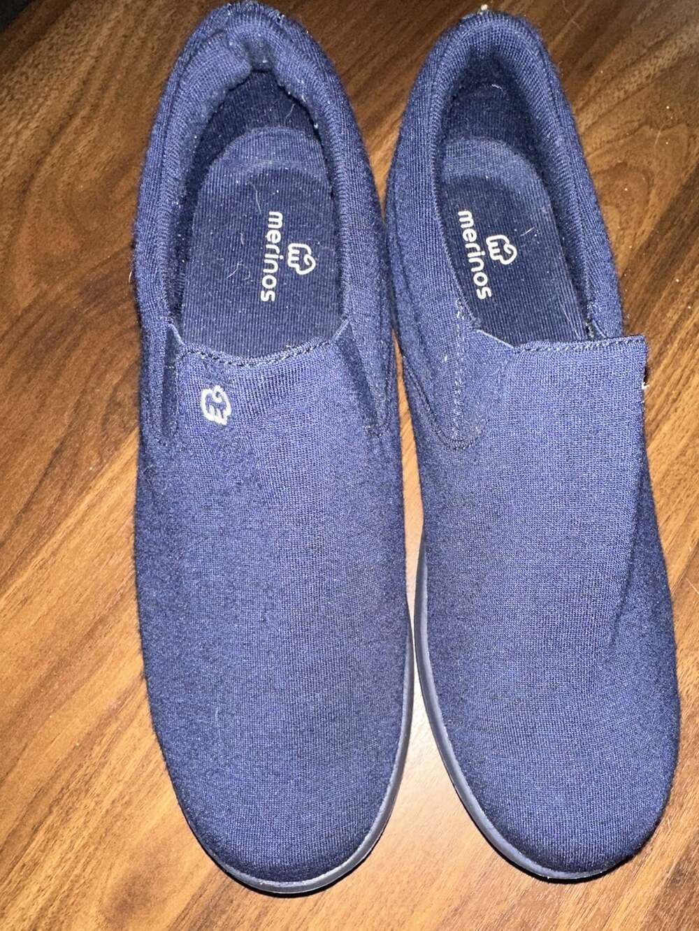 Merinos Women's Slip On Navy with Navy Sole - Size 6 - .com